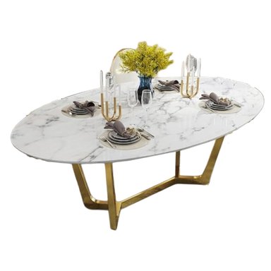 MESA CENTRAL DECCO NATURAL BLANCO 80X170CM PARA 6 SILLAS PETROV - 2