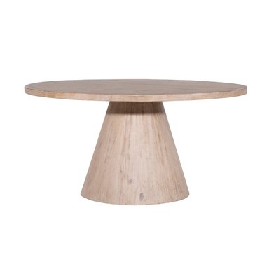 MESA CENTRAL DECCO MADERA 120X120CM PARA 6 SILLAS STEMPH - 2