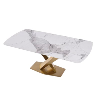 MESA CENTRAL DECCO ORO 200X100CM PARA 6 SILLAS HAUGEN - 1