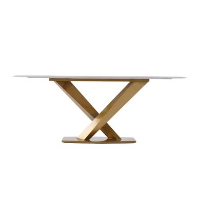 MESA CENTRAL DECCO ORO 200X100CM PARA 6 SILLAS HAUGEN - 2