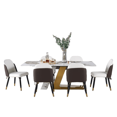 MESA CENTRAL DECCO MATE BEIGE 90X200CM PARA 6 SILLAS ALE
