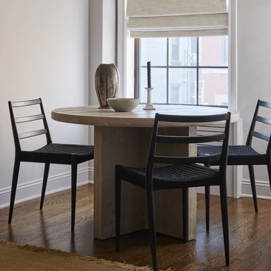 MESA CENTRAL DECCO SATINADO CREMA 115X115CM PARA 4 SILLAS GRAAF - 4