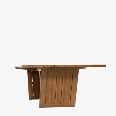 MESA CENTRAL DECCO MADERA 160X100CM PARA 6 SILLAS LUCIE - 4