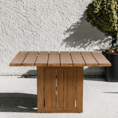 MESA CENTRAL DECCO MADERA 160X100CM PARA 6 SILLAS LUCIE - 5