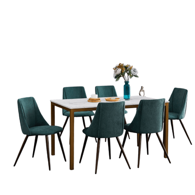 COMEDOR CENTRAL DECCO MATE 6 SILLAS VIENA