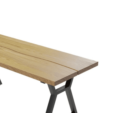 MESA CENTRAL DECCO MARRÓN CLARO 180X80CM PARA 6 SILLAS SORENSEN - 2