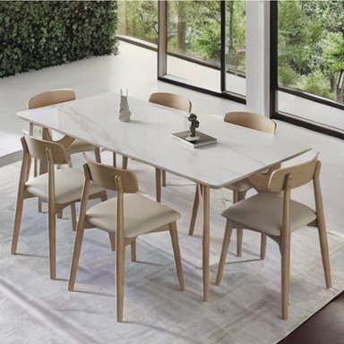 COMEDOR CENTRAL DECCO SATINADO 6 SILLAS MADERA VLIET - 5