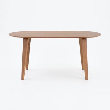 MESA CENTRAL DECCO SATINADO MARRÓN CLARO 90X160CM PARA 6 SILLAS JOHANSEN - 2
