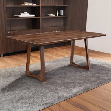 MESA CENTRAL DECCO SATINADO MADERA 90X175CM PARA 6 SILLAS LINDEN - 5