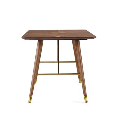 MESA CENTRAL DECCO NATURAL NOGAL 90X160CM PARA 6 SILLAS NILSEN - 2