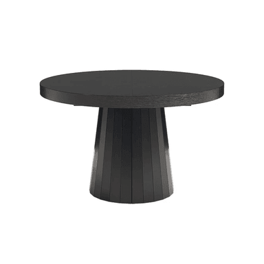 MESA CENTRAL DECCO SATINADO NEGRO 120X120CM PARA 4 SILLAS HAGEN