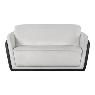 SOFA CENTRAL DECCO ALFRED 2 CUERPOS BLANCO