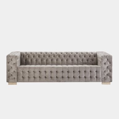 SOFA CENTRAL DECCO CHESTERJENSEN 3 CUERPOS GRIS CLARO