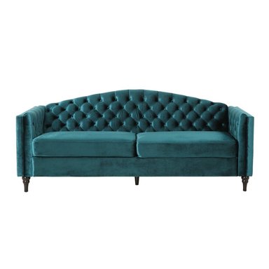 SOFA CENTRAL DECCO EIRA 3 CUERPOS VERDE OSCURO