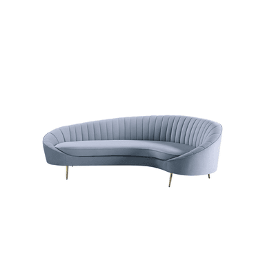 SOFA CENTRAL DECCO XAVI 3 CUERPOS AZUL ACERO