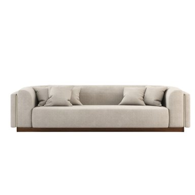 SOFA CENTRAL DECCO ARANZA 3 CUERPOS BEIGE