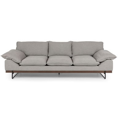 SOFA CENTRAL DECCO JORDAN 3 CUERPOS GRIS CLARO