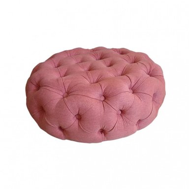 PUFF CENTRAL DECCO CONI CAPITONEADO PALO ROSA