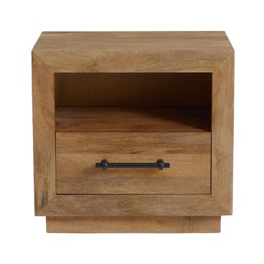 VELADOR CENTRAL DECCO 1 CAJÓN DAVID MARRÓN CLARO