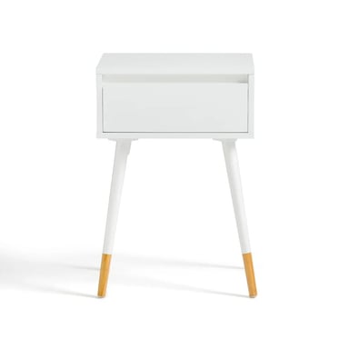VELADOR CENTRAL DECCO 1 CAJÓN SAKURA VINTAGE BLANCO - 1