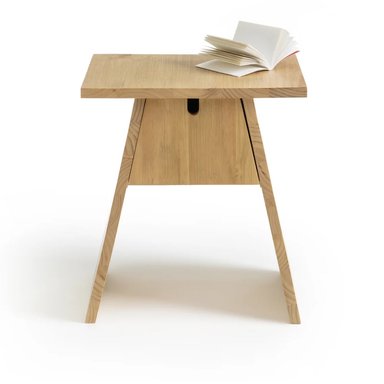 VELADOR CENTRAL DECCO 1 CAJÓN RUMI MATE CREMA