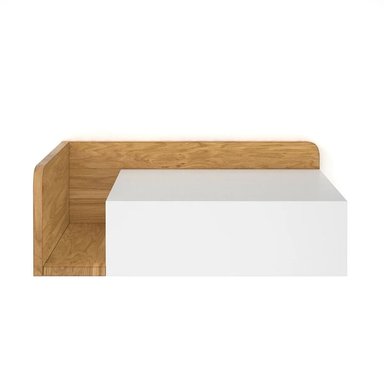 VELADOR CENTRAL DECCO 1 CAJÓN KIMI MODERNO BLANCO