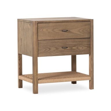 VELADOR CENTRAL DECCO 2 CAJONES EMILY MATE MADERA