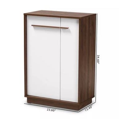 ZAPATERA CENTRAL DECCO MODERNO BLANCO AKINS - 4
