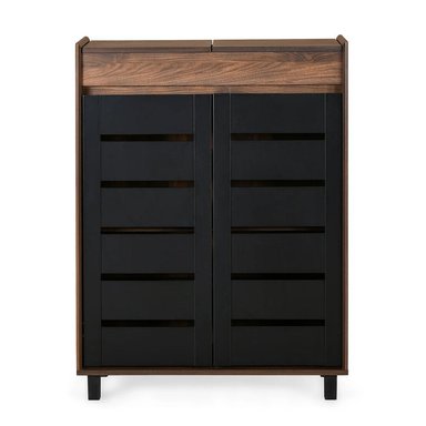 ZAPATERA CENTRAL DECCO MODERNO NEGRO KAFELE