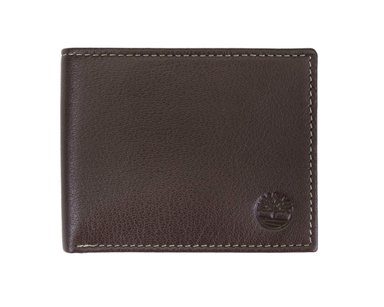 BILLETERA TIMBERLAND CUERO MARRON DOS CUERPOS HOMBRE