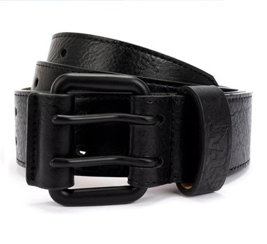 CORREA O CINTURON HOMBRE CATERPILLAR DOBLE SEGURO CUERO NEGRO