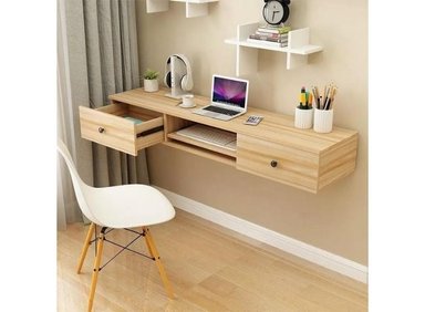 ESCRITORIO INFANTIL RUTA 81 FLOTANTE 100 CM X 35 CM ARMADO URARA ALPINO