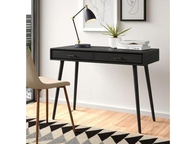 ESCRITORIO RUTA 81 VINTAGE 115 CM X 48 CM NEGRO ARMADO NARUMI