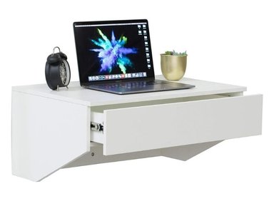 ESCRITORIO INFANTIL RUTA 81 FLOTANTE 70 CM X 45 CM BLANCO ARMADO RAI