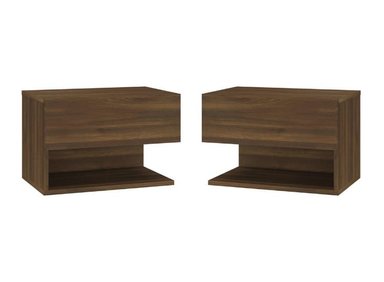 VELADOR X2 RUTA 81 MESA NOCHE INES FLOTANTE MARRÓN