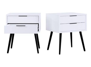 VELADOR RUTA 81 MESA NOCHE ANUKET 2 UNID. VINTAGE BLANCO