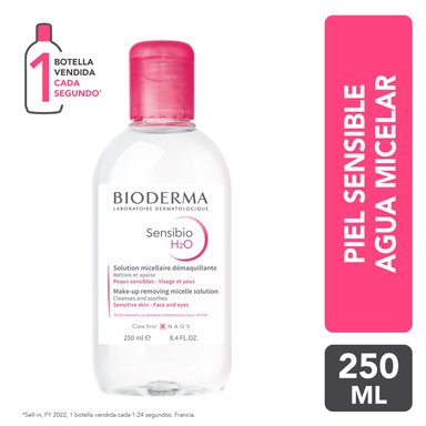 AGUA MICELAR SENSIBIO H2O BIODERMA 250 ML - 1