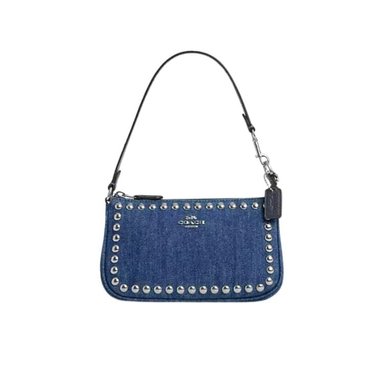 CARTERA SHOULDER NOLITA 19 SMALL CON TACHUELAS COACH PARA MUJER