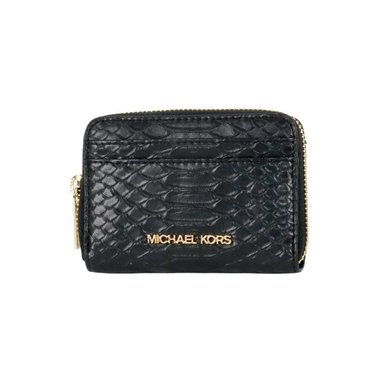 BILLETERA MICHAEL KORS JET SET MEDIUM ZIP NEGRO MUJER