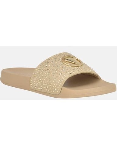 SANDALIAS MUJER GUESS DORADO METÁLICO SILLIA POOL - 4