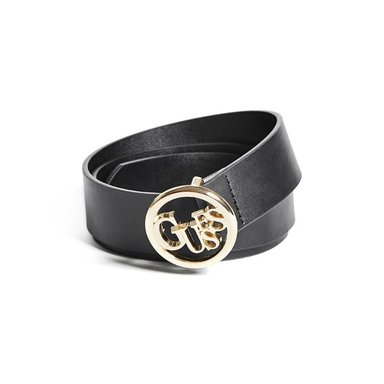 CORREA GUESS MOSAIC LOGO NEGRO PARA MUJER