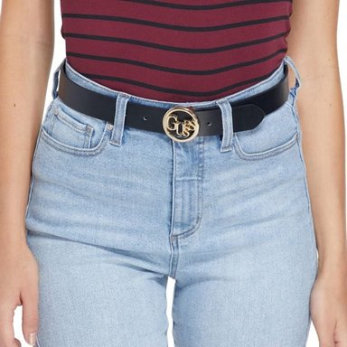 CORREA GUESS MOSAIC LOGO NEGRO PARA MUJER - 3