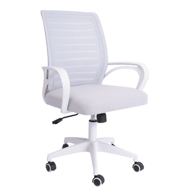 SILLA DE OFICINA ERGONÓMICA CON RESPALDAR REFORZABLE MARKIAH - GRIS