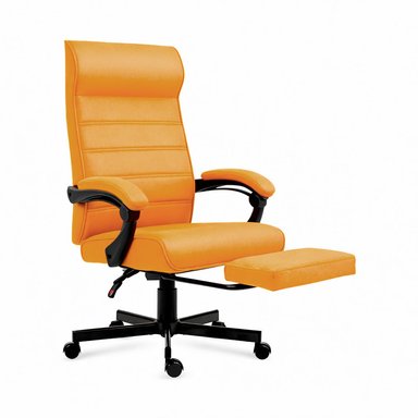 SILLA DE OFICINA EJECUTIVA ERGONÓMICA CON REPOSAPIÉS THRAX - LADRILLO