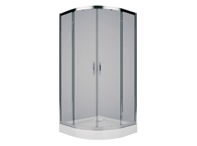 CABINA DE DUCHA XIMENG CIRCULAR MÁS RECEPTÁCULO 1601SG LUNAS OSCURAS