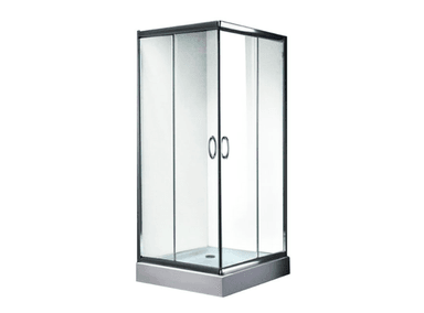 CABINA DE DUCHA XIMENG DISEÑO CUADRADA LUNAS TEMPLADAS MÁS RECEPTÁCULO