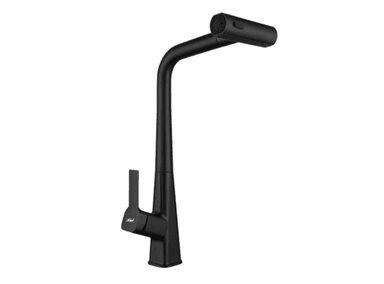 MEZCLADORA XM NEGRO MATE LUJO COCINA PICO EXTRAIBLE ACERO INOXIDABLE