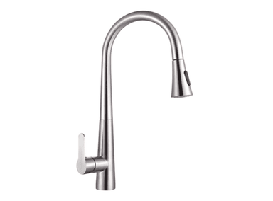 MEZCLADORA XM MC304-0600 PLATEADO COCINA PICO EXTRAIBLE ACERO SUS304