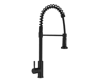 MEZCLADORA XM M304-0109601 NEGRO RESORTE COCINA LUJO 47 CM ALTO ACERO