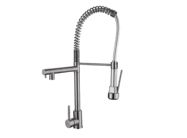 MEZCLADORA LION CASTLE MC304-333 PLATEADO RESORTE COCINA LUJO 62 CM